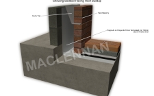 Deck Waterproofing Paved Showing Bedded Paving